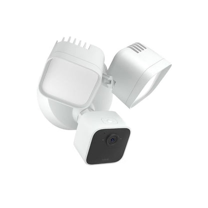 Blink 1080p Wired Floodlight Camera 2600 lumens HD live view Works w/ Alexa BFM00100UW