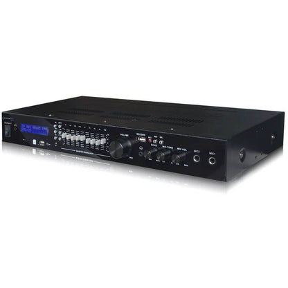Technical Pro Bluetooth USB/SD Preamp Mixing Recorder w/2 Mic Inputs+9 Band EQ