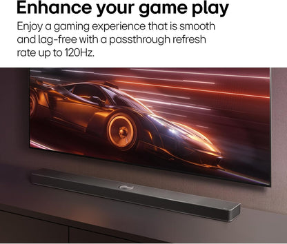 LG S70TY 3.1.1-Channel QNED TV Matching Soundbar, Dolby Atmos, Wow Orchestra, Rear Speaker Ready, Wireless Subwoofer
