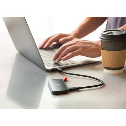 SanDisk 2TB Portable SSD - USB-C 3.2 Gen 2 Interface - Up to 800 MB/s Transfer Speed - SDSSDE30-2T00-G26