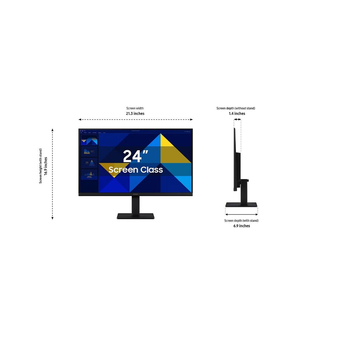 Samsung 24" S30GD 100Hz 5ms 1080p FHD Monitor with IPS Panel LS24D30DGANXZA