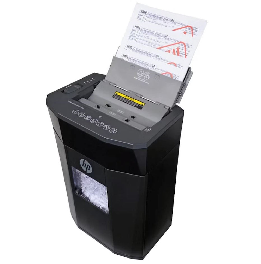 HP AF890 80 Sheet Autofeed Microcut Shredder Black