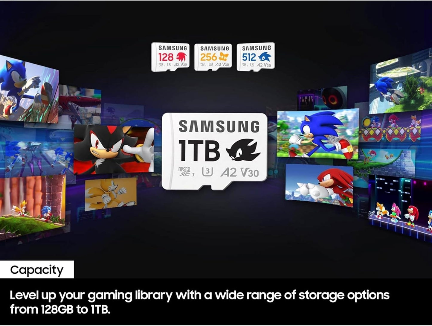 Samsung PRO Plus Sonic The Hedgehog + Adapter 256GB microSDXC MB-MD256SA