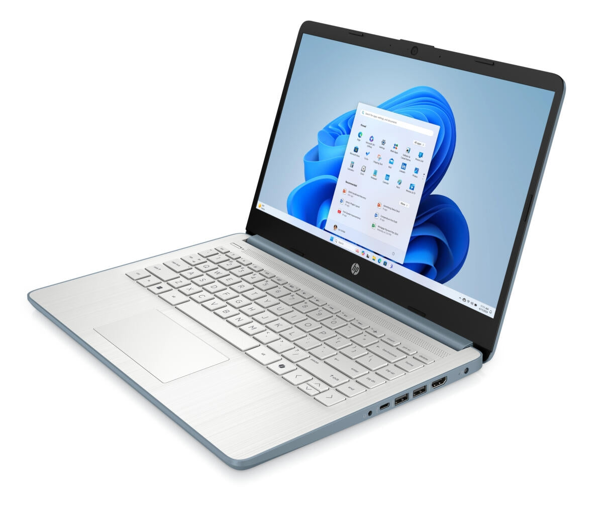 HP 14-DQ6103DS 14" HD Touchscreen Notebook Intel N150 4GB RAM 128GB SSD Moonlight Blue BK1P0UA