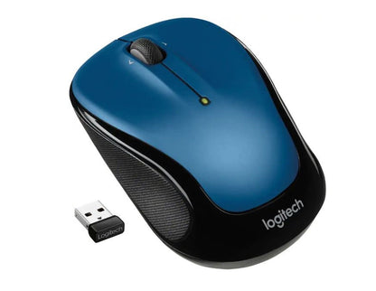 Logitech M325S Wireless Ambidextrous Optical Mouse, Blue 910-006829