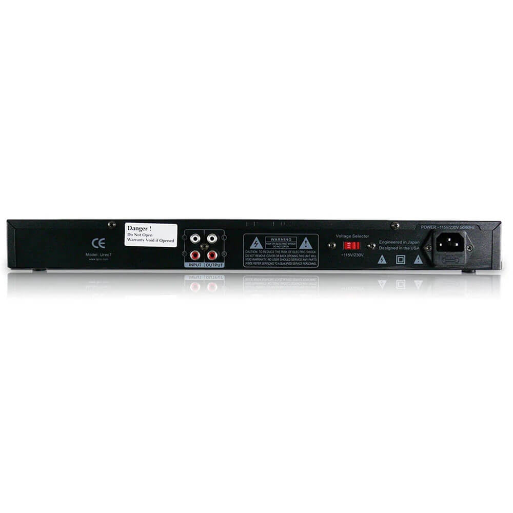 Technical Pro Bluetooth USB/SD Preamp Mixing Recorder w/2 Mic Inputs+9 Band EQ