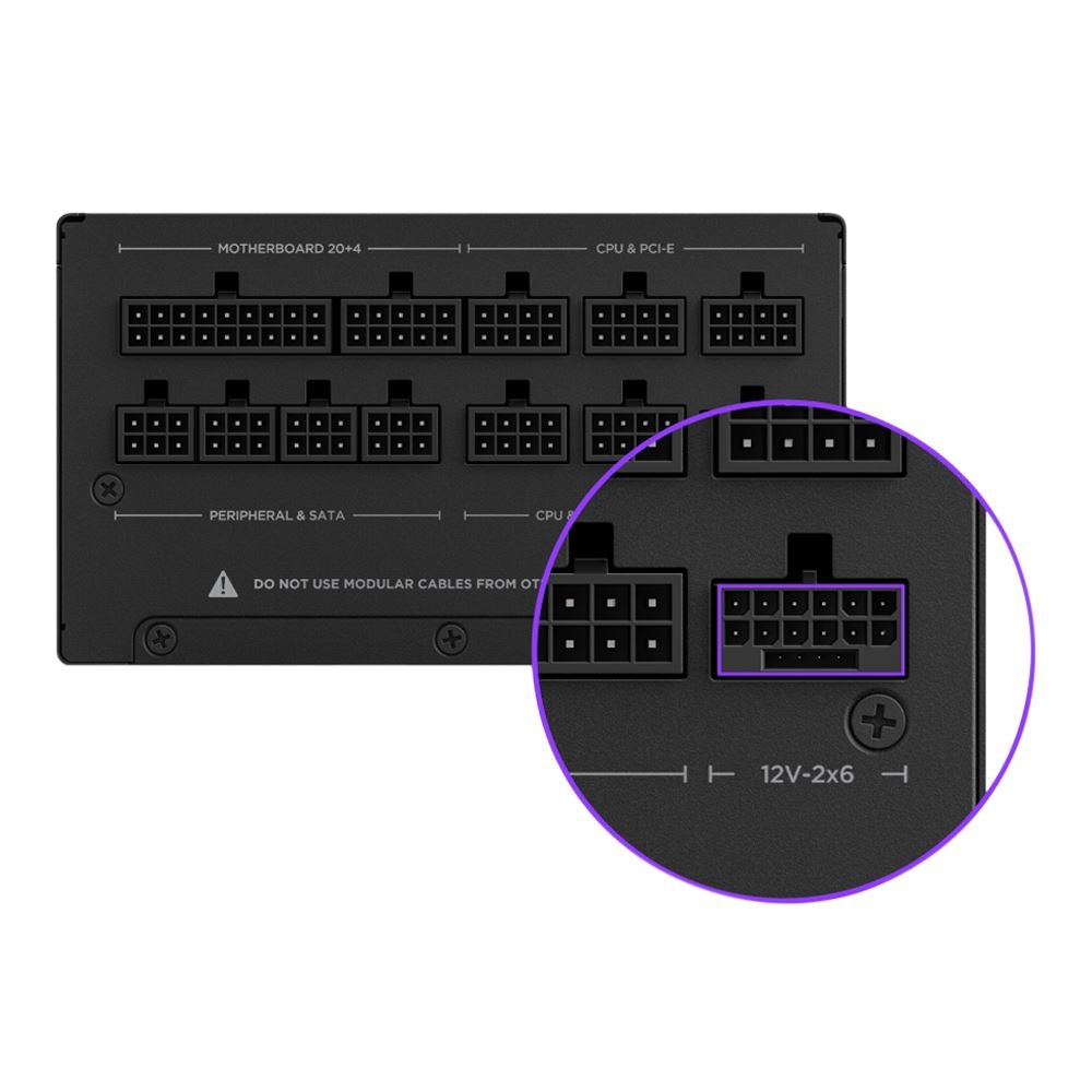 NZXT C850 850 Watt 80 Plus Gold ATX Fully Modular Power Supply (Black) - ATX 3.1 Compatible PA-8G2BB-US