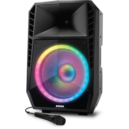 ION Audio Total PA Spartan High-Power Bluetooth PA System with Lights, Stand, and Microphone IPA123A Black