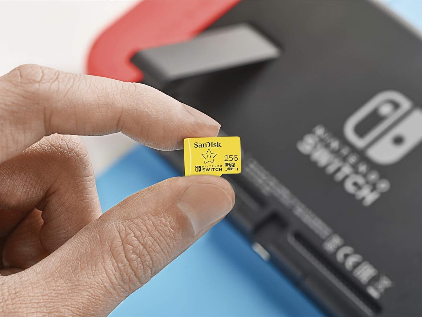 SANDISK - 256GB microSDXC UHS-I for Nintendo Switch, Speed Up to 100MB/s SDSQXAO-256G
