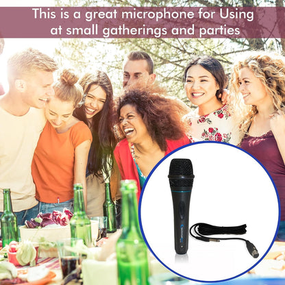 Technical Pro MK75 Dynamic Wired Microphone with 10 ft XLR to ¼ Inch Cable
