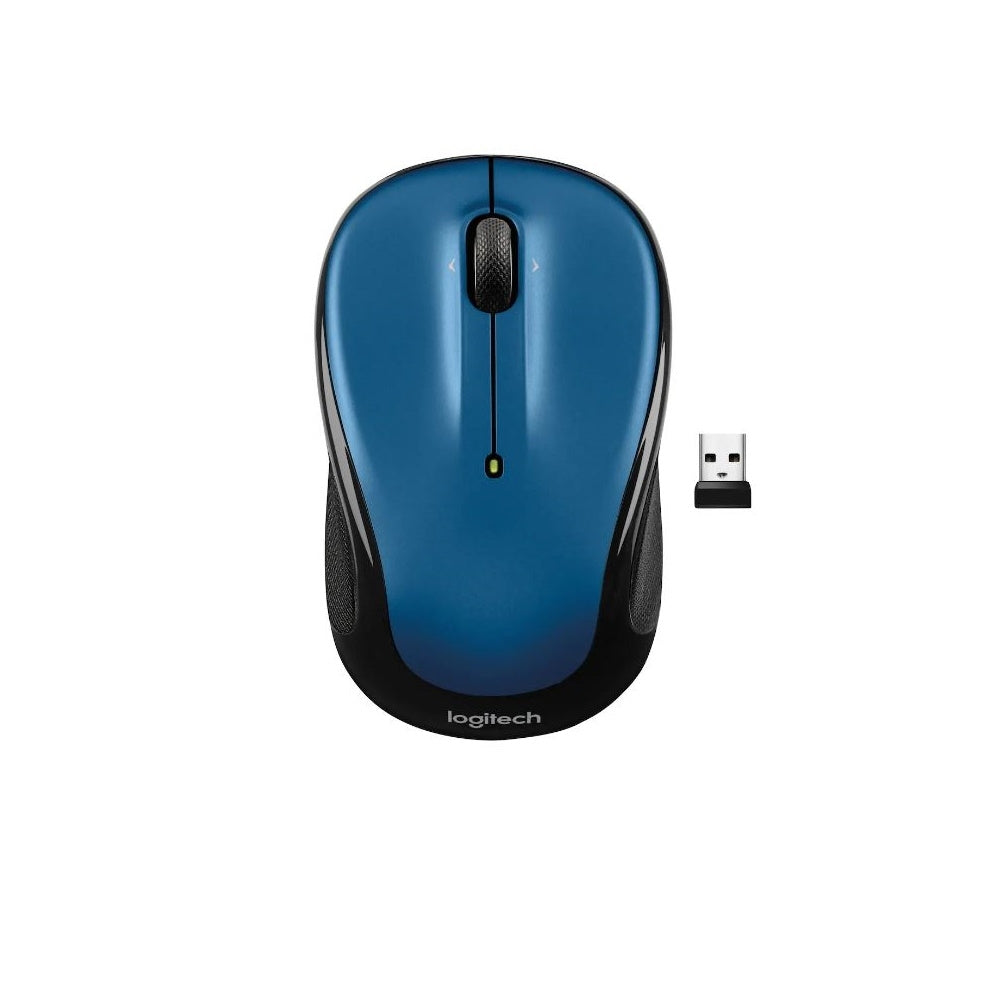 Logitech M325S Wireless Ambidextrous Optical Mouse, Blue 910-006829