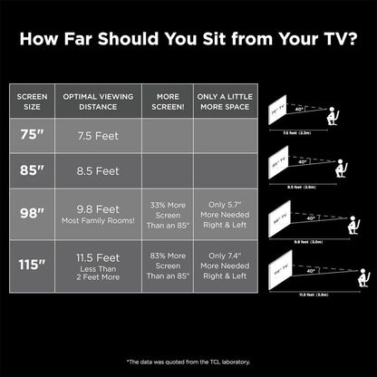 TCL - 98" Class QM7-Series 4K UHD HDR QD Mini LED Smart Google TV 98QM751G