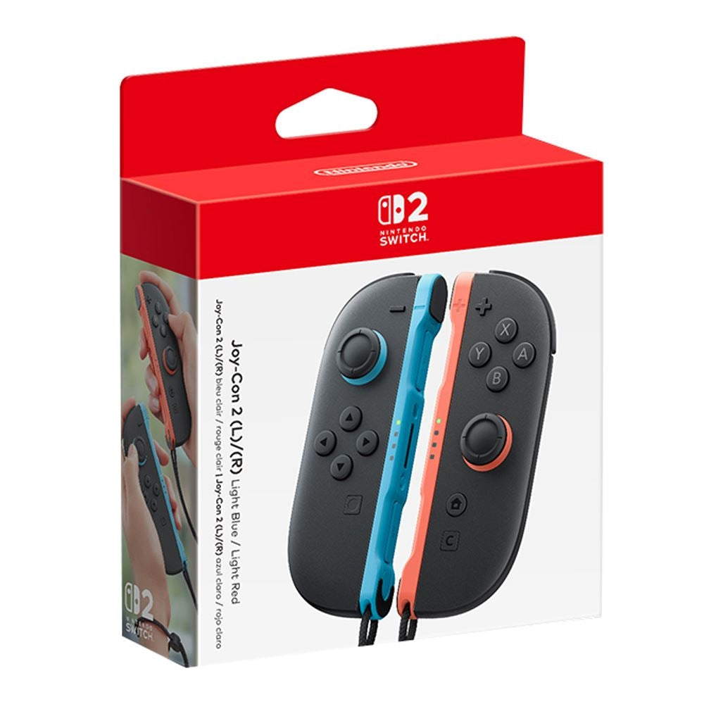 Nintendo Joy-Con 2 Controller (set of 2) Light Blue/Light Red (Switch 2)