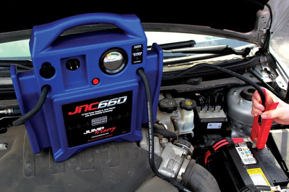 Clore Automotive Jump-N-Carry JNC660 1700 Peak Amp 12 Volt Jump Starter, Blue