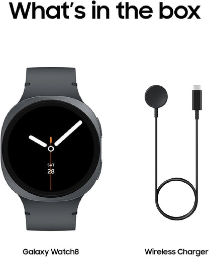 Samsung Galaxy Watch8 Aluminum Smartwatch 44mm BT Graphite (2025) SM-L330NDAAXAA