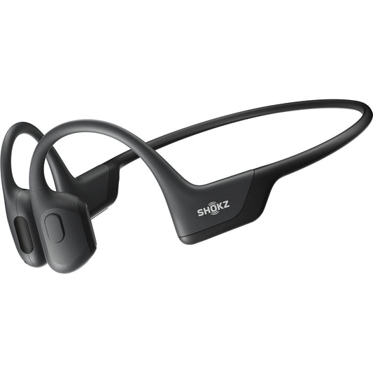 Shokz OpenRun Pro Premium Bone Conduction Open-Ear Sport Headphones Black S810-ST-BK-US