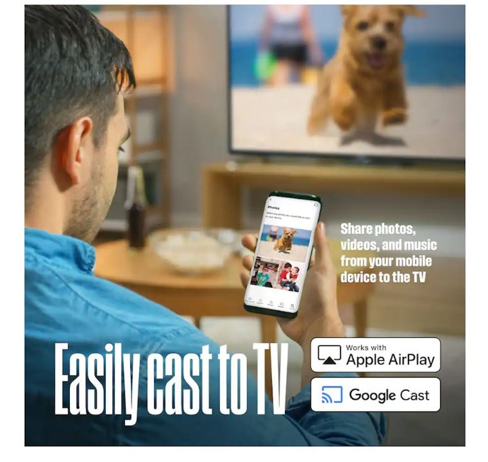 Westinghouse 40" Smart FHD ROKU TV, Wi-Fi, Bluetooth, Flat Screen, Works with Apple AirPlay WR40FE2520