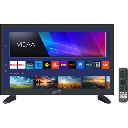 Supersonic SC-1920VTV VIDAA 18.5" HD Smart LED TV with 12V Car Adapter