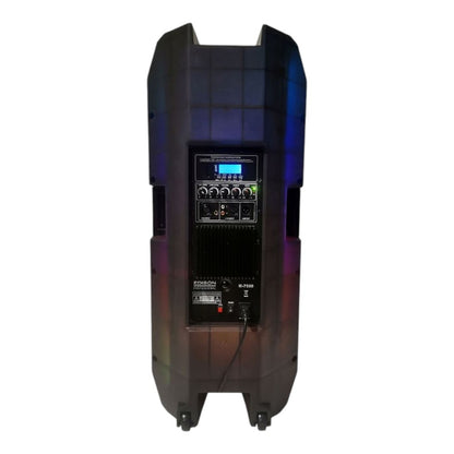 Edison Pro M-7600 Bluetooth Portable 15" 6,500 Watt Dual PA Speaker System