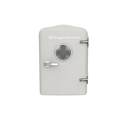 Frigidaire Retro 6 Can Mini Beverage/Skincare Cooler, Moonbeam, 4L EFMIS129-MOONBEAM