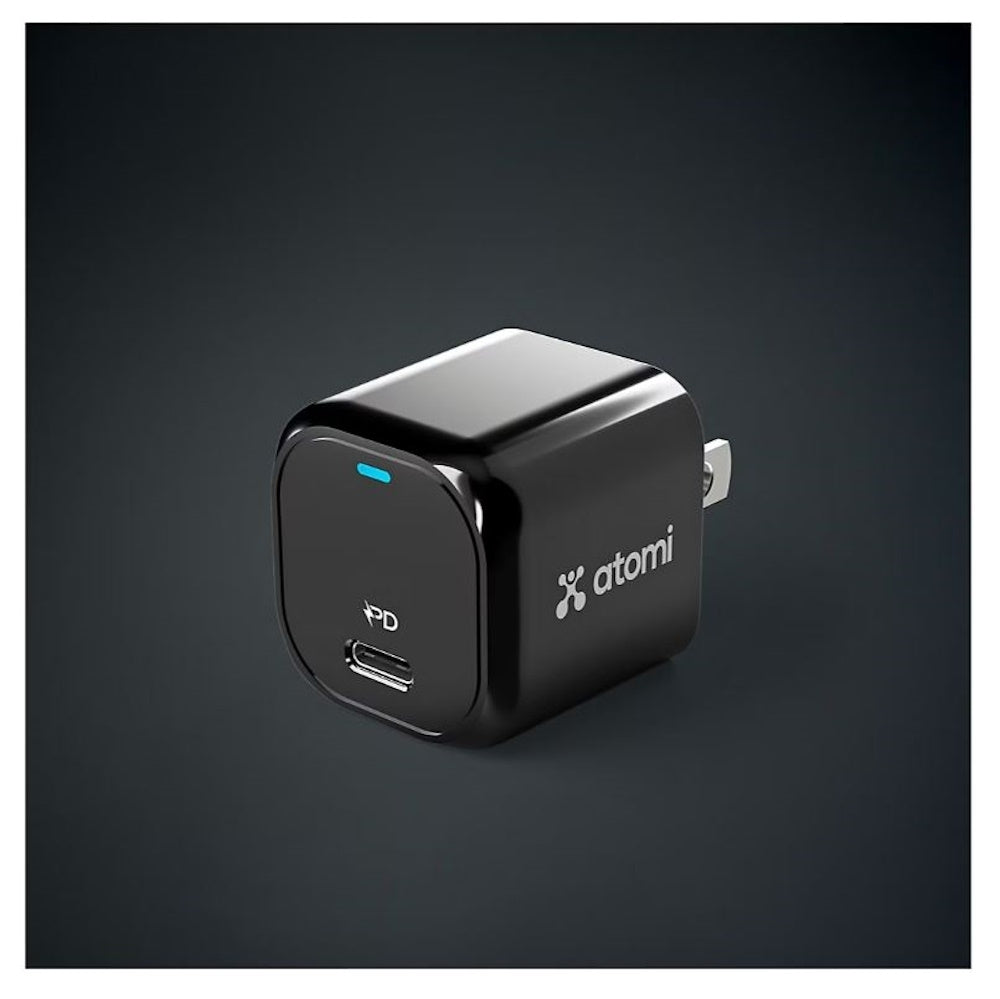 Atomi 4' USB-C to USB-C LED Light Up Cable with PD Charger AT2459