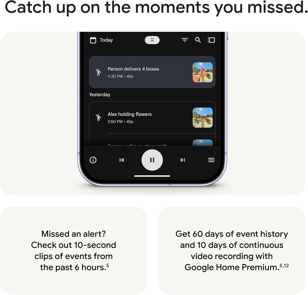 Google - Nest Doorbell (wired, 3rd gen) - Latest Model - 2K Video and Gemini - Snow GA09967-US