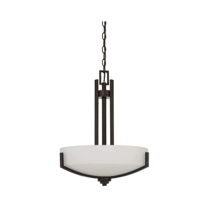 Sunset Three Light Bowl Pendant - Provincial Bronze F22003-64