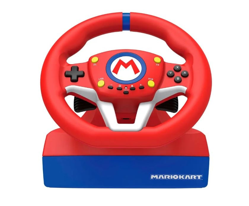 Hori Mario Kart Racing Wheel Pro Mini for Nintendo Switch Red NSW-204U