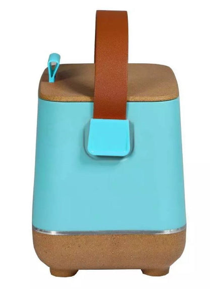 Frigidaire Portable Top Opening Lid Insulated 6-Can/4-Liter Mini Personal Fridge Cooler EFMIS310-BLUE