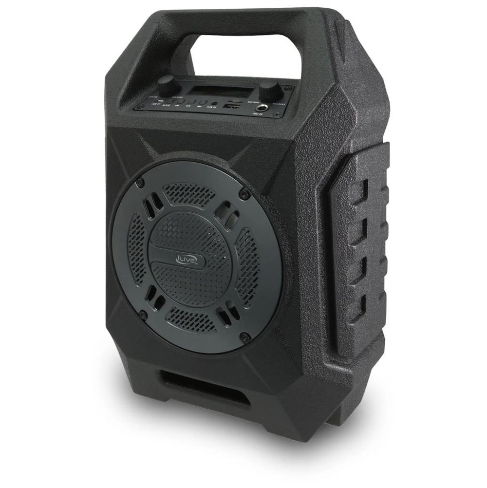 iLive Tailgate ISB408B Portable Bluetooth Speaker - Black