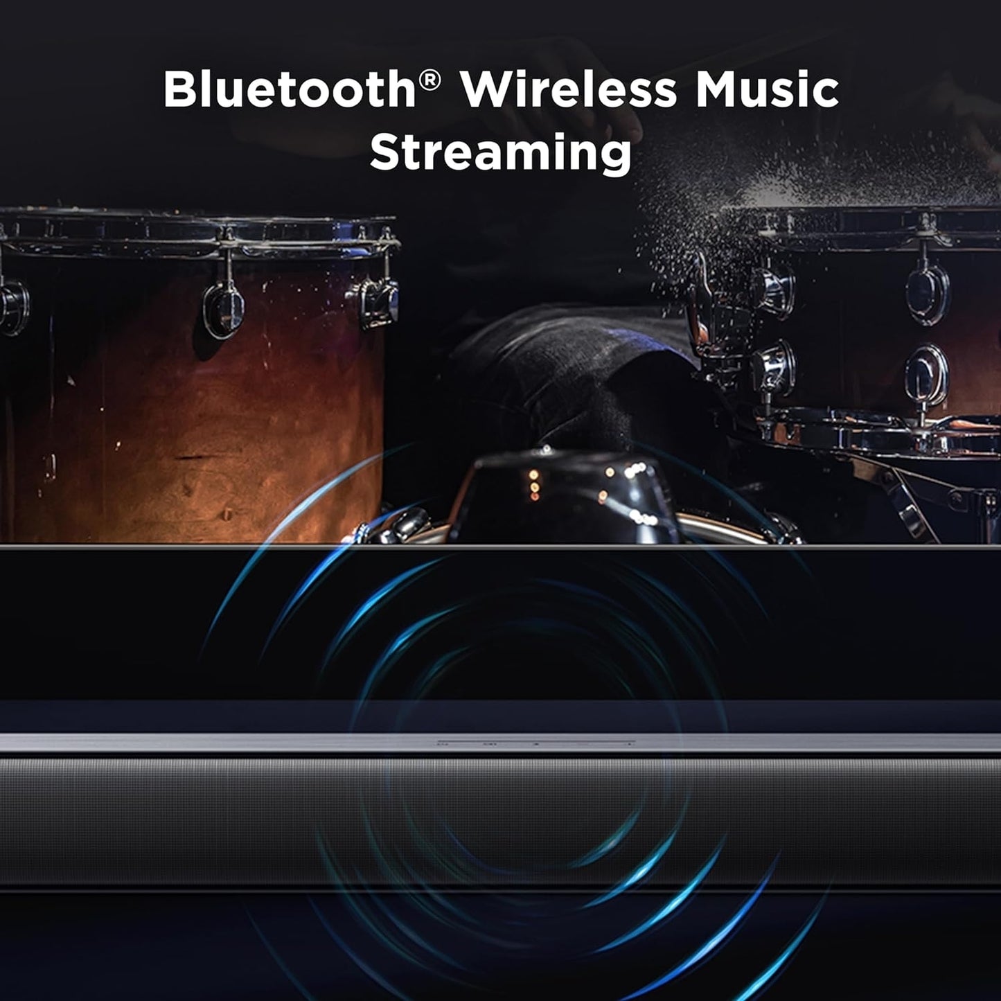 TCL S55H 2.1 Ch S-Class Soundbar w/ Wireless Subwoofer Dolby Atmos Black