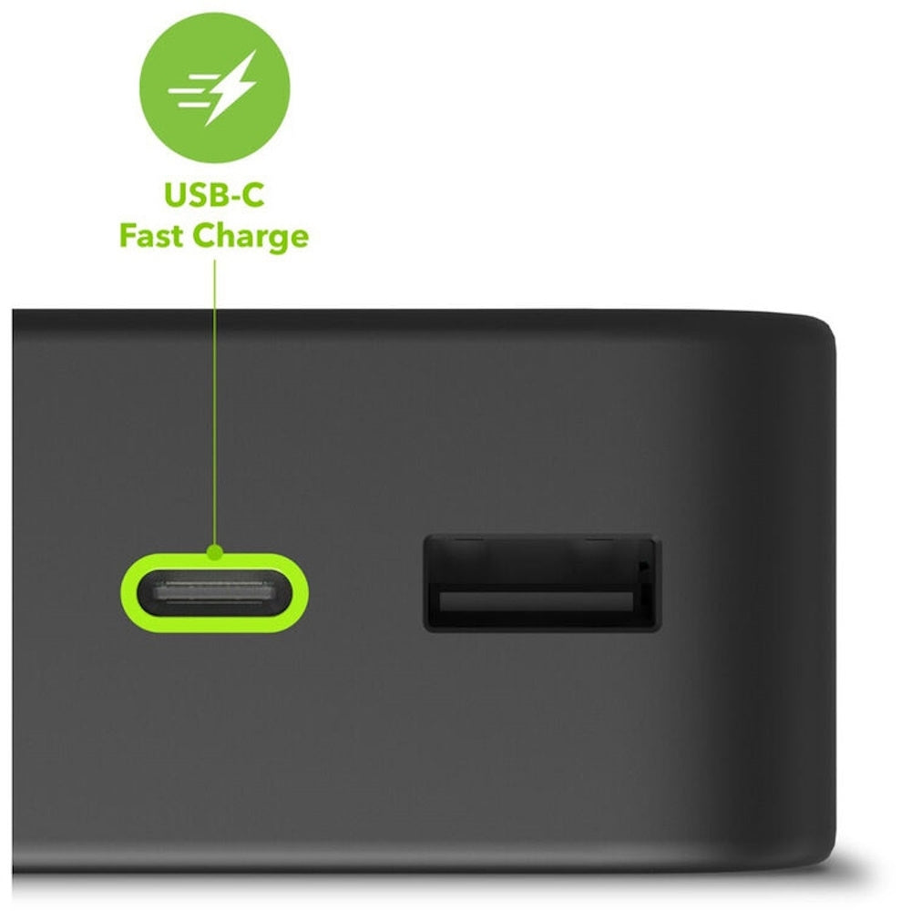 Mophie Powerstation Power Bank 10,000mAh, 20W, USB-C & USB-A Ports 401110783