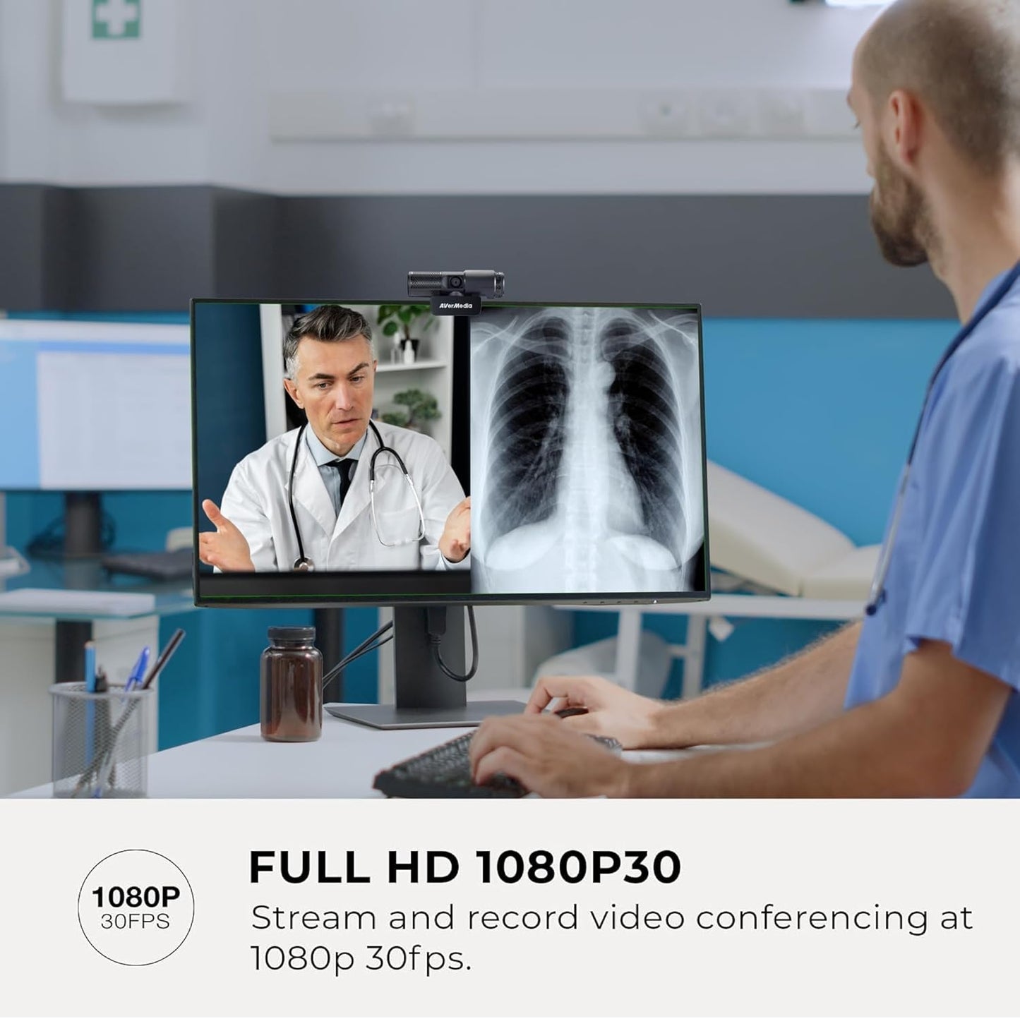 AVerMedia - Live Streamer CAM 313 1920 x 1080 Webcam PW313R