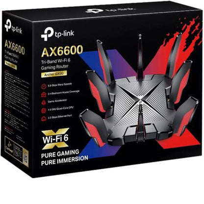 TP-Link Archer GX90 AX6600 Tri-Band IEEE 802.11ax (Wi-Fi 6) Gaming Router