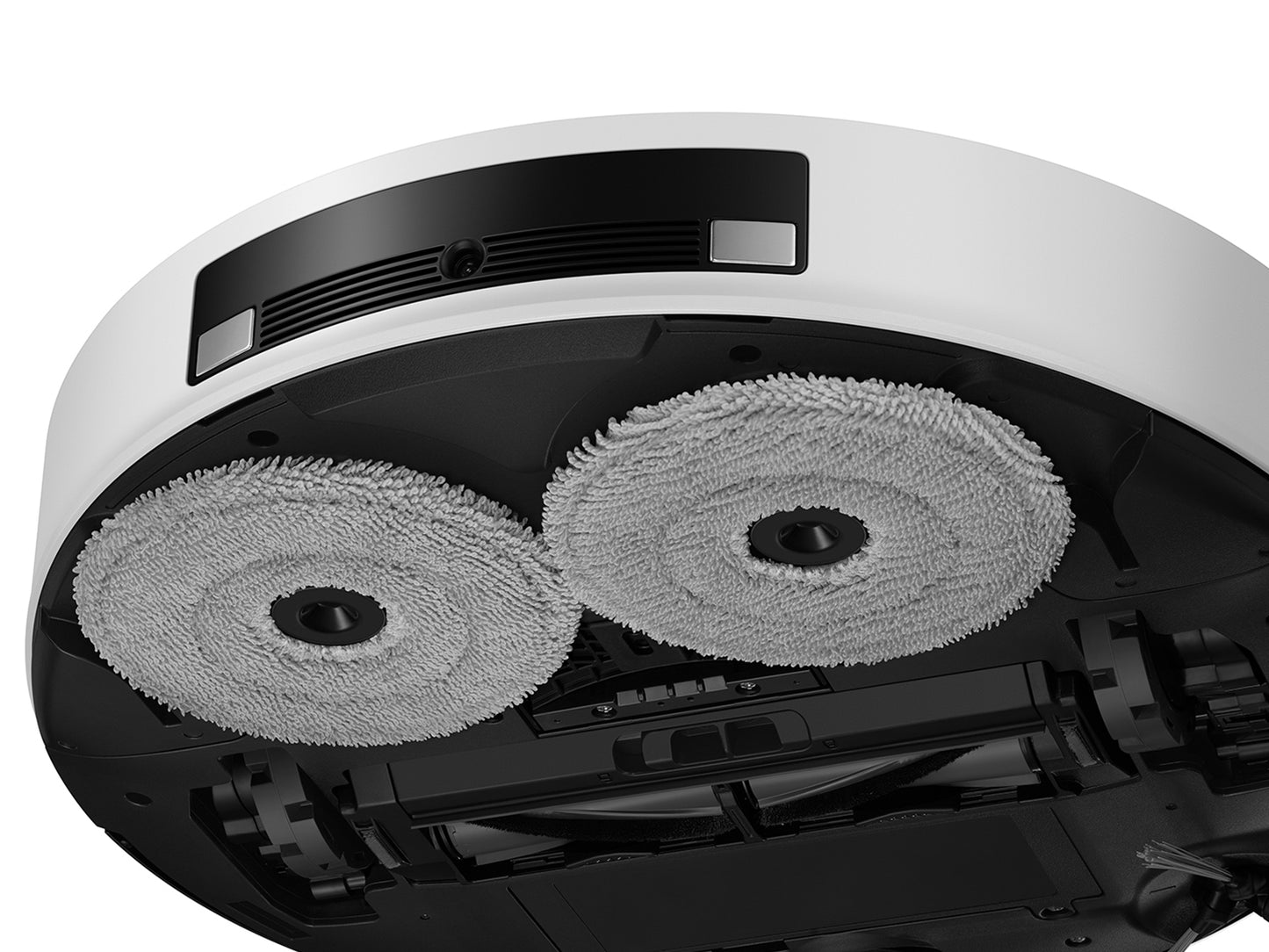 Samsung - Bespoke Jet Bot Combo Robot Vacuum & Mop with All-in-One Clean Station with Auto Steam - Satin Greige