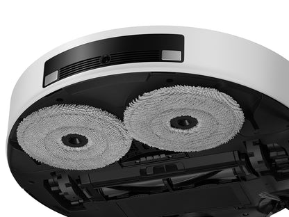 Samsung - Bespoke Jet Bot Combo Robot Vacuum & Mop with All-in-One Clean Station with Auto Steam - Satin Greige