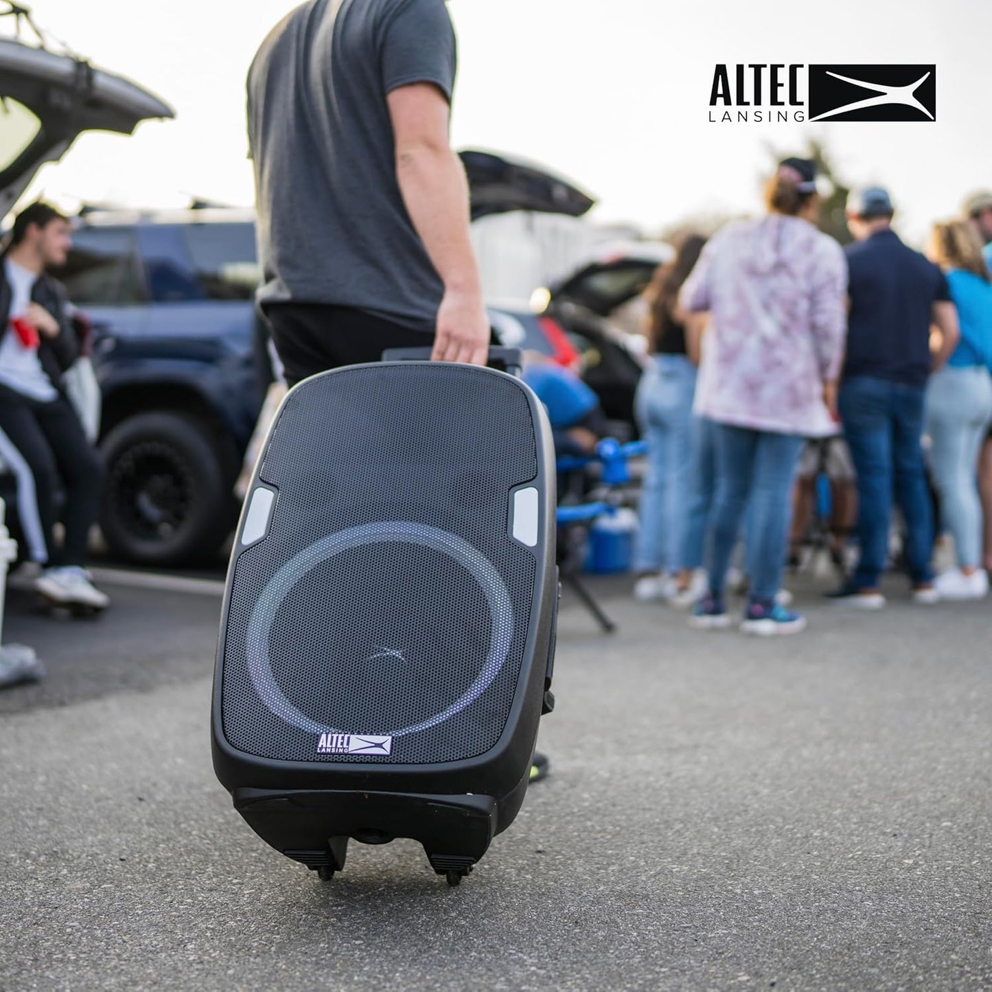 Altec Lansing SoundRover Wireless Tailgate Speaker Black IMT7002