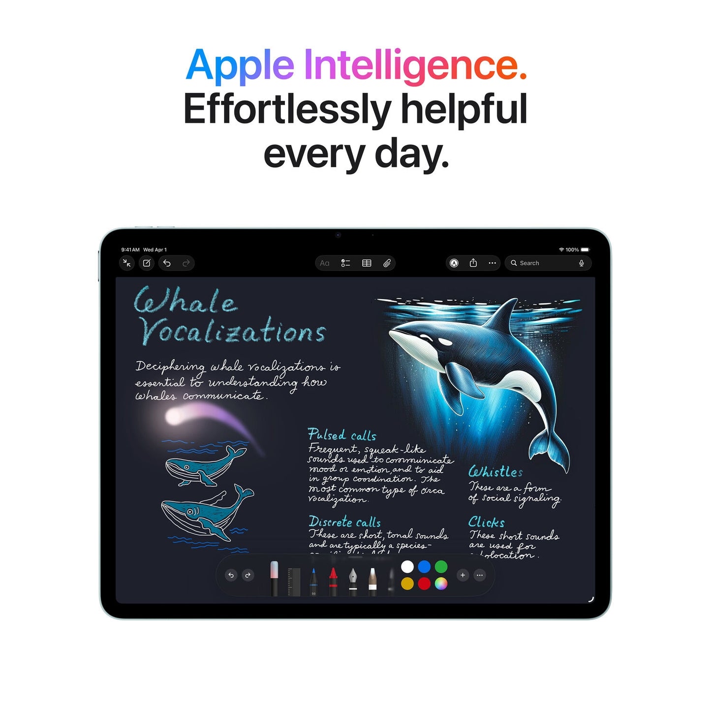 Apple - 11-inch iPad Air M4 chip Wi-Fi 128GB - Purple MH344LL/A
