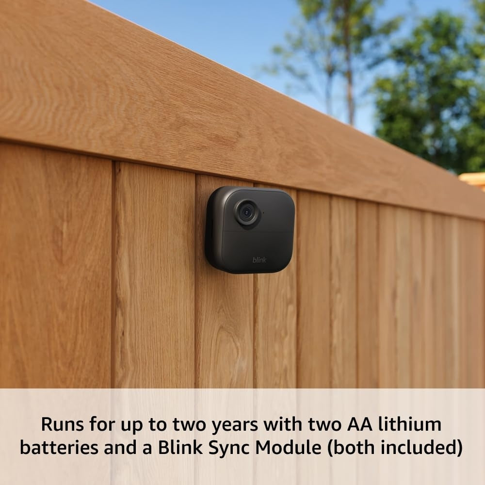 BLINK Outdoor 4 Wireless Battery Security Camera w/ Sync Module, Black