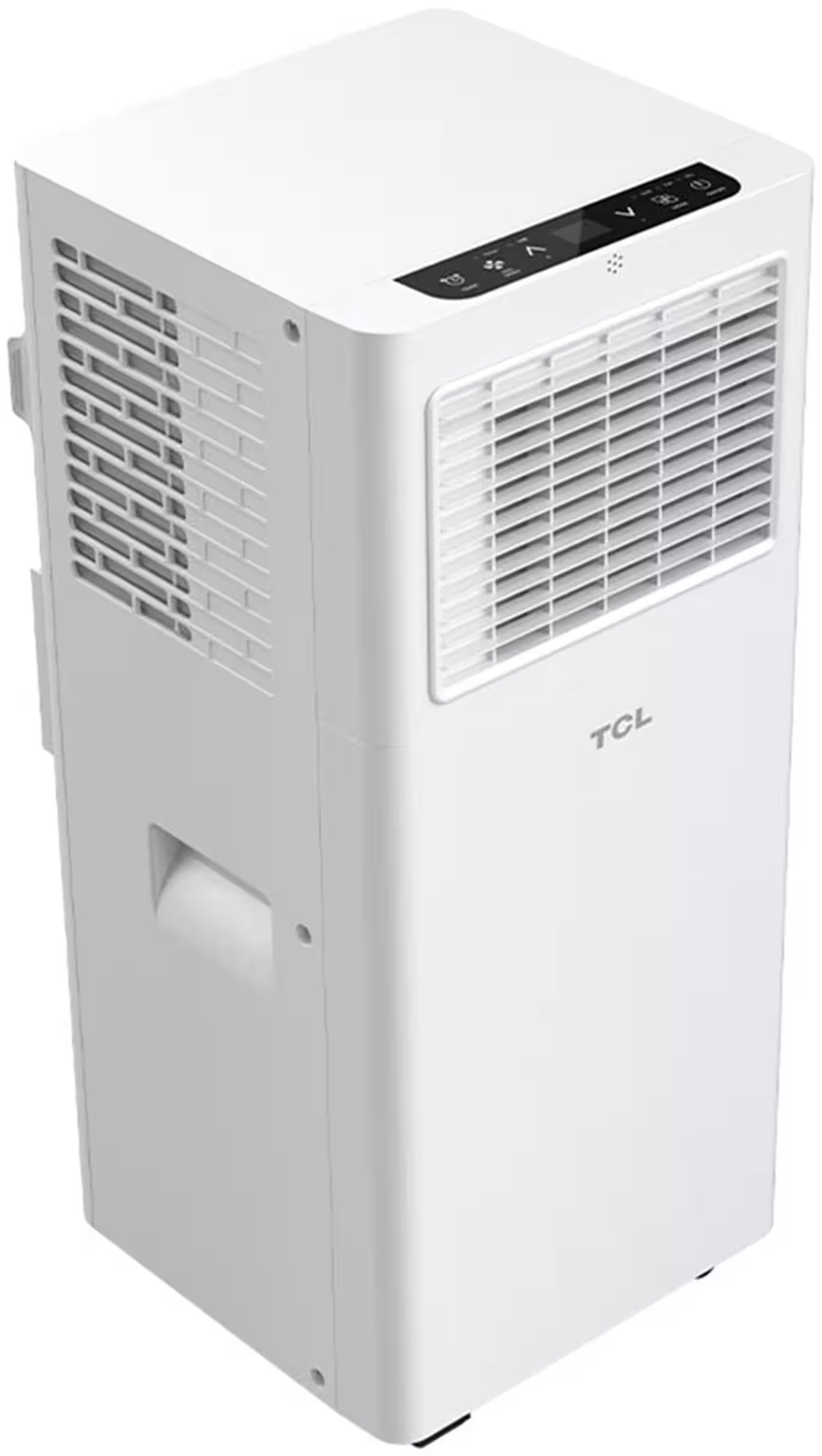 TCL - 250 Sq. Ft. 6,000 BTU Smart Portable Air Conditioner 3-in-1 with AC, Fan & Dehumidifier - White T06PC5S