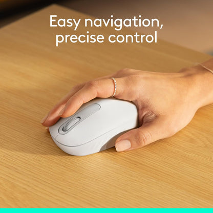 Logitech - M196 Bluetooth Wireless Mouse, Compact and Portable Mouse, 12-Month Battery White 910-007438