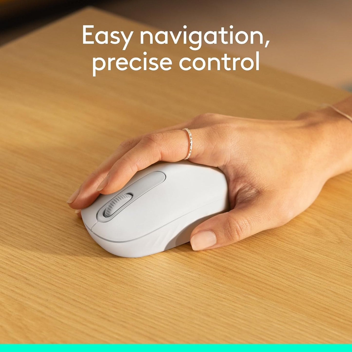 Logitech M196 Bluetooth Wireless Mouse, Compact and Portable Mouse, 12-Month Battery White 910-007438