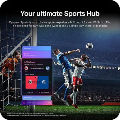 LG 43 Inch Class 4K Nano UHD TV AI NU71 Smart TV 43NU710BAUC