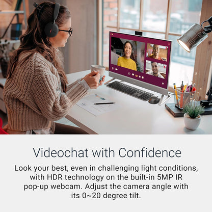 Dell 27" All-in-One Desktop, Intel Core 5 120U, 512GB/16GB, Win 11 Home, Keyboard & Mouse, EC27250