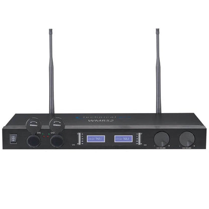 Technical Pro WMR52 Professional UHF Dual Rechargeable Wireless Microphone System