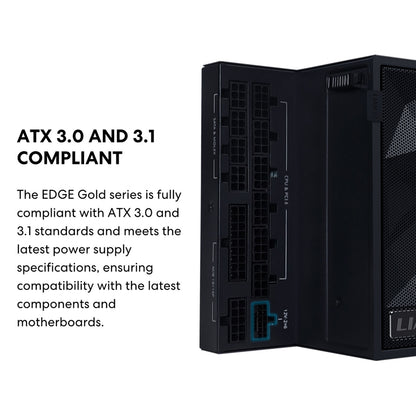 Lian Li EDGE GOLD 1000W 80 PLUS Gold Modular ATX Power Supply White EG1000G.WH