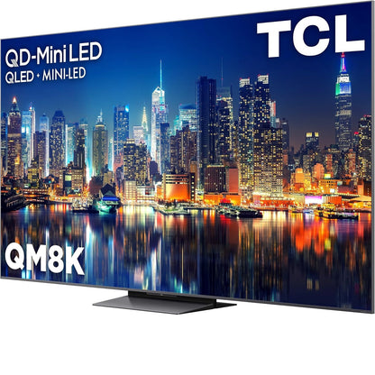 TCL - 85" Class QM8K Series 4K UHD HDR QD-Mini LED Smart TV with Google TV (2025)