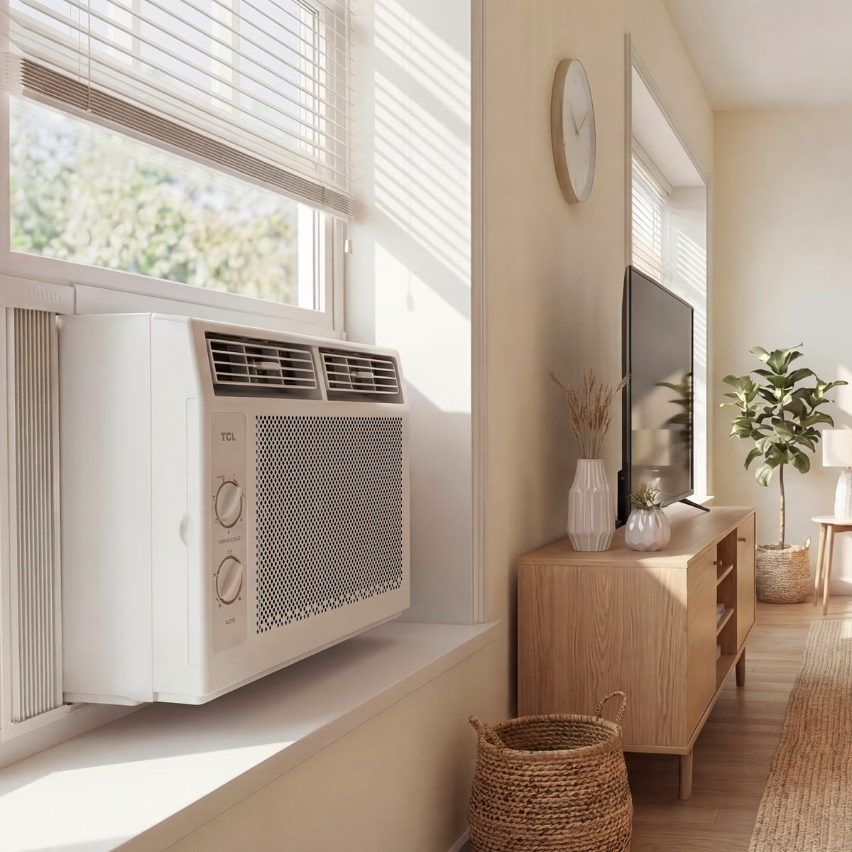TCL 5,000 BTU 150 sq. ft. Mini Mechanical Window Air Conditioner - W5WM-3