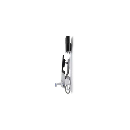 Ergotron StyleView Combo System with Worksurface, Small CPU Holder White 45-272-216