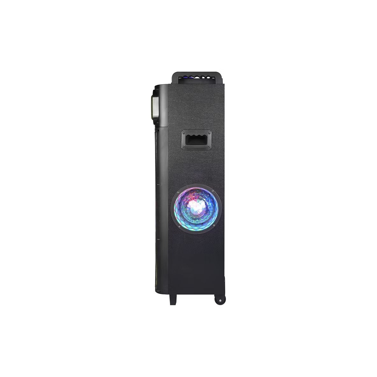 QFX Dual 12" Rechargeable Bluetooth Speaker System with Surround LED Party Lights & Graphic Display PBX-1260E